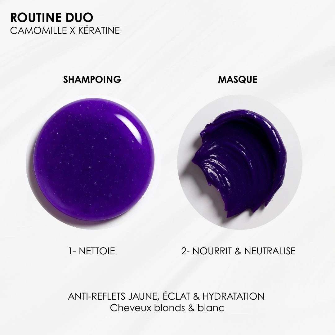 Routine duo Lumière - Anti-reflets pour cheveux blonds & blancs