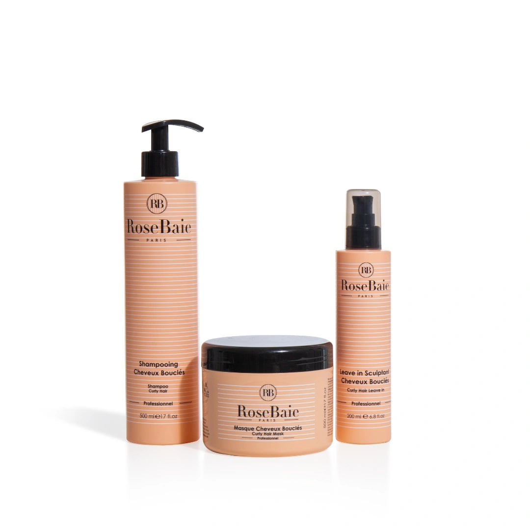 Routine trio spécial cheveux Bouclés - Hydratation & Définition