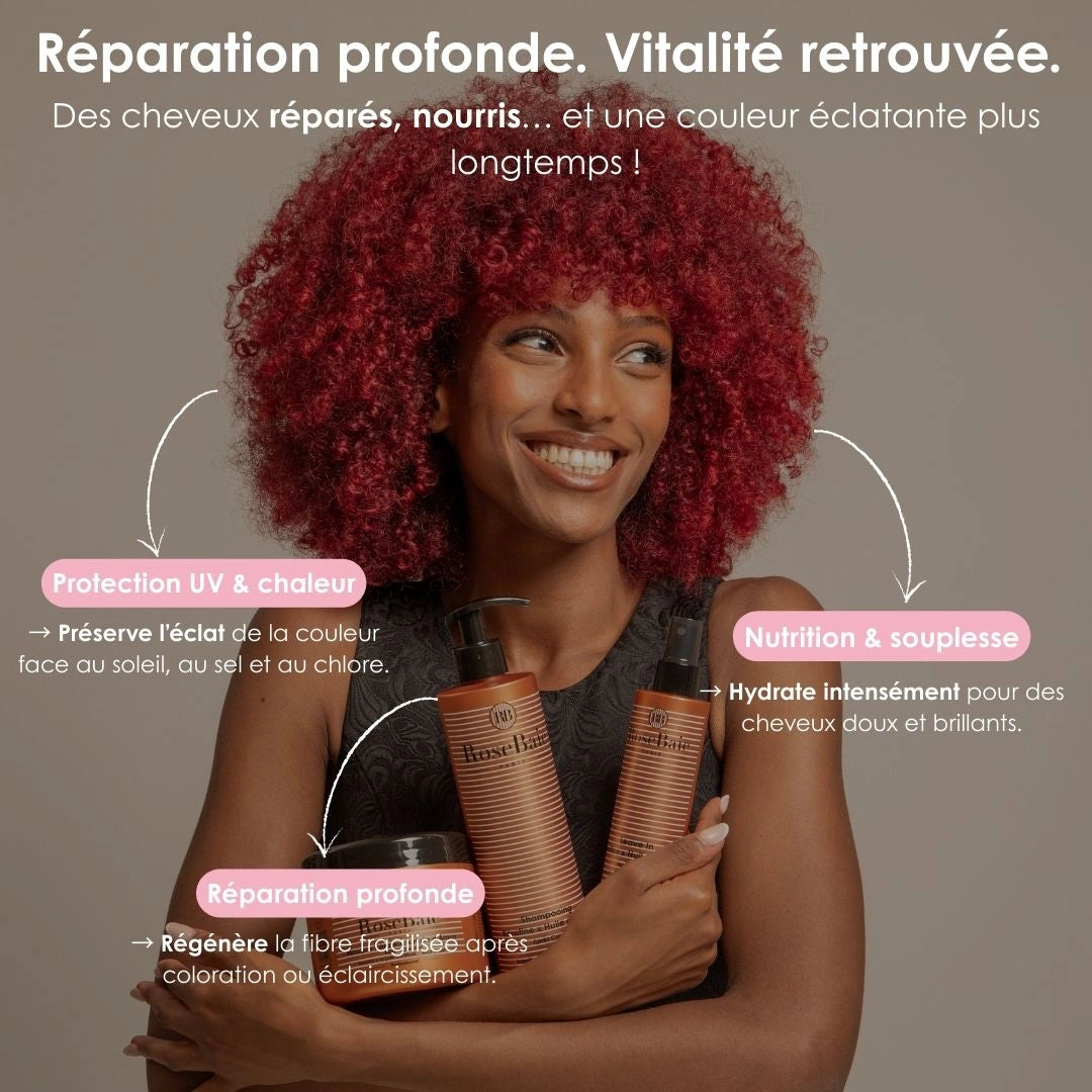 Leave in Argan & Kératine - Protection des cheveux colorés et méchés, antioxydant