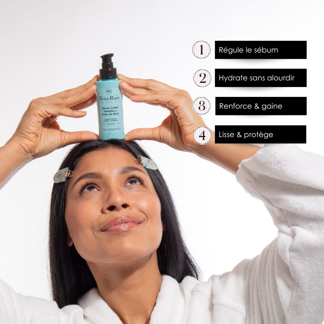 Shampoing Ricin & Kératine - Pousse & Légèreté pour Cheveux Fins 250ml