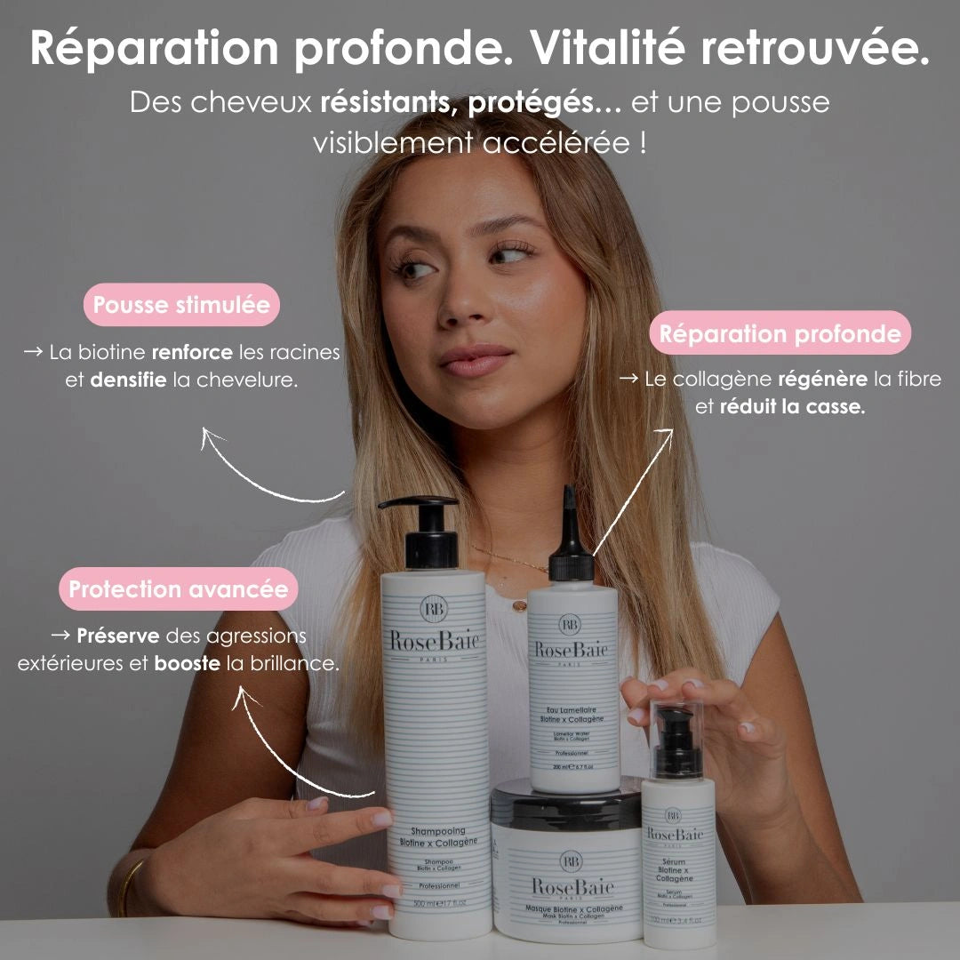 Sérum Biotine & Collagène - Réparation, pousse, reconstruction