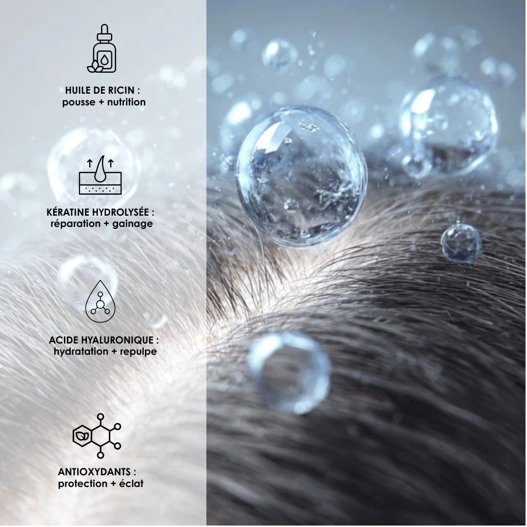 Shampoing Ricin Pousse & Hydratation – Format voyage 100ml
