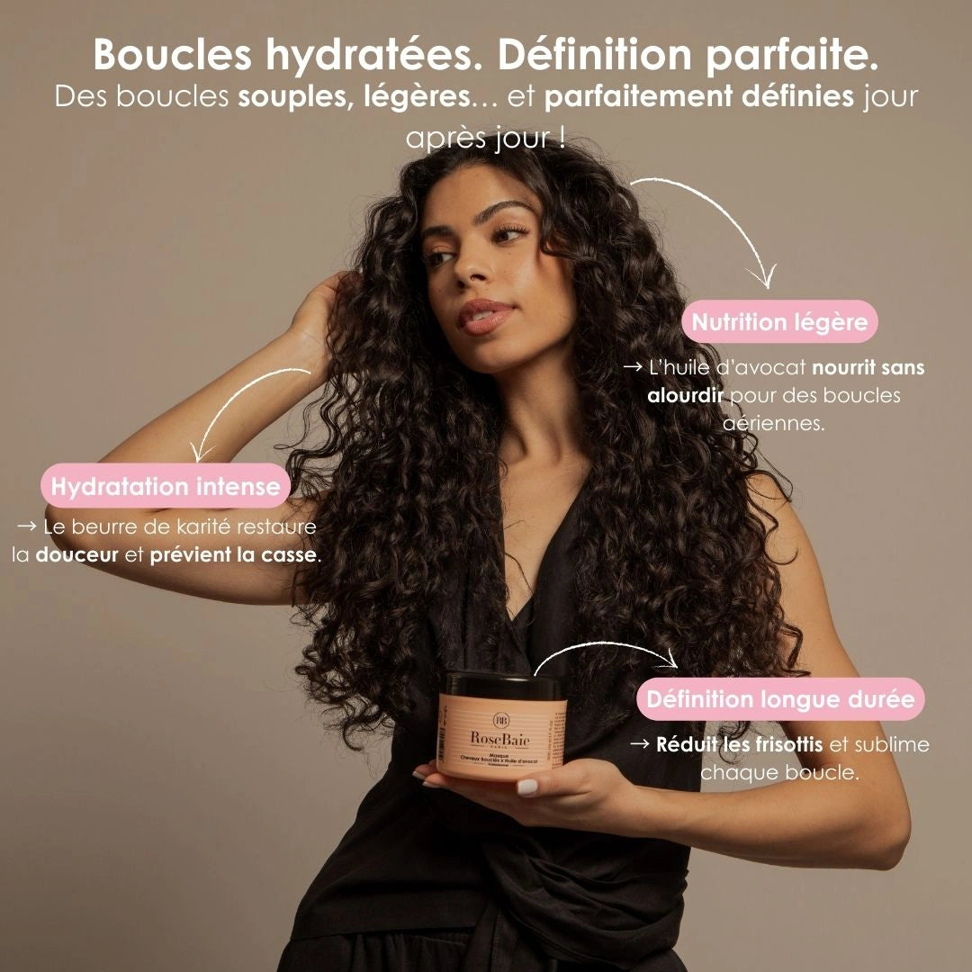Masque spécial cheveux Bouclés - Hydratation & Définition