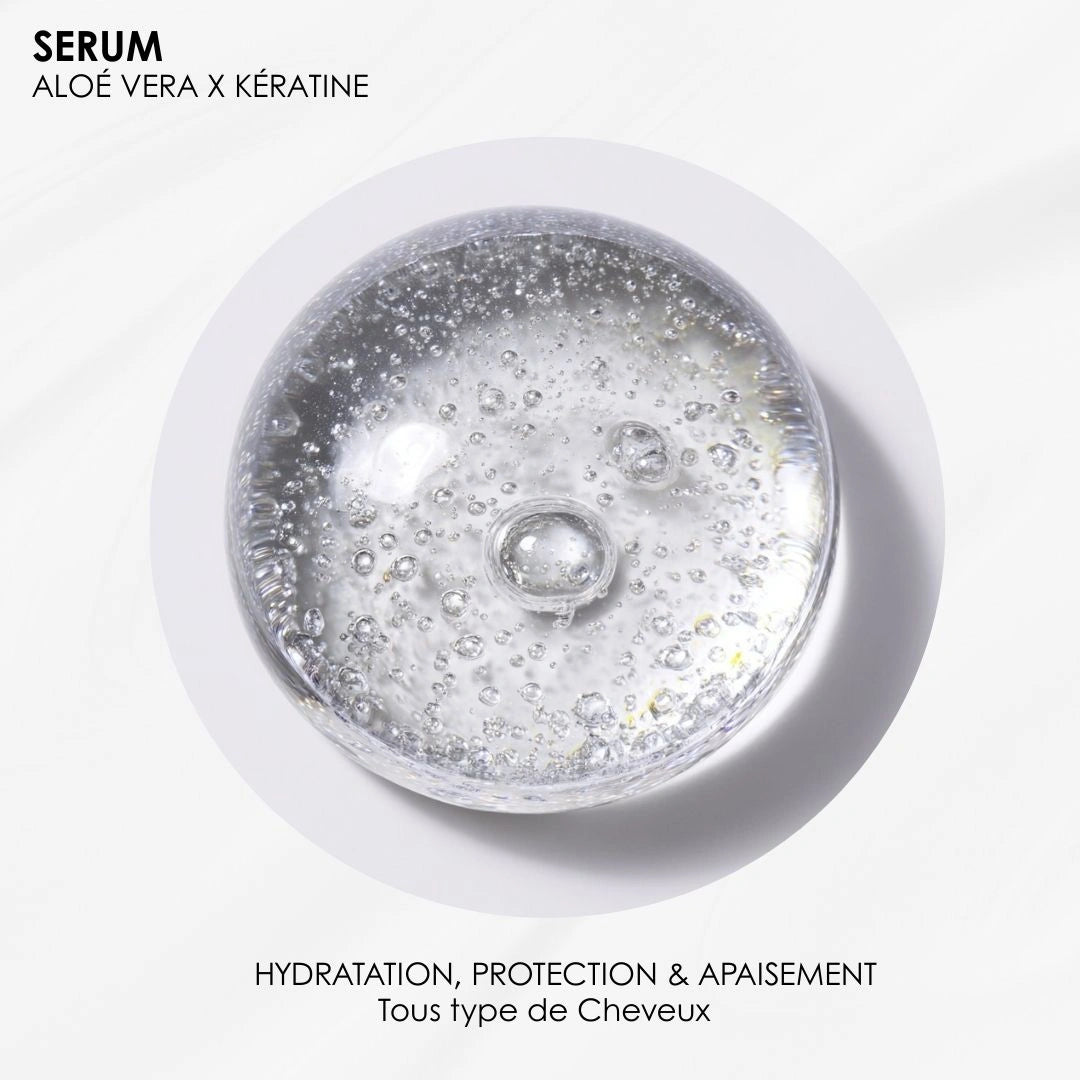 Sérum Aloe vera & Kératine – Purification & Hydratation