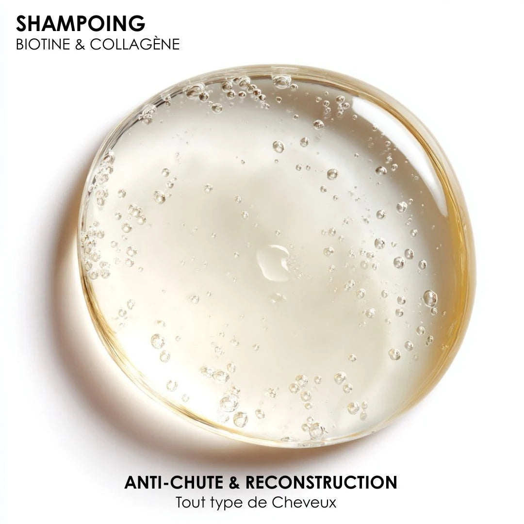 Shampoing Biotine & Collagène - Réparation, pousse, reconstruction