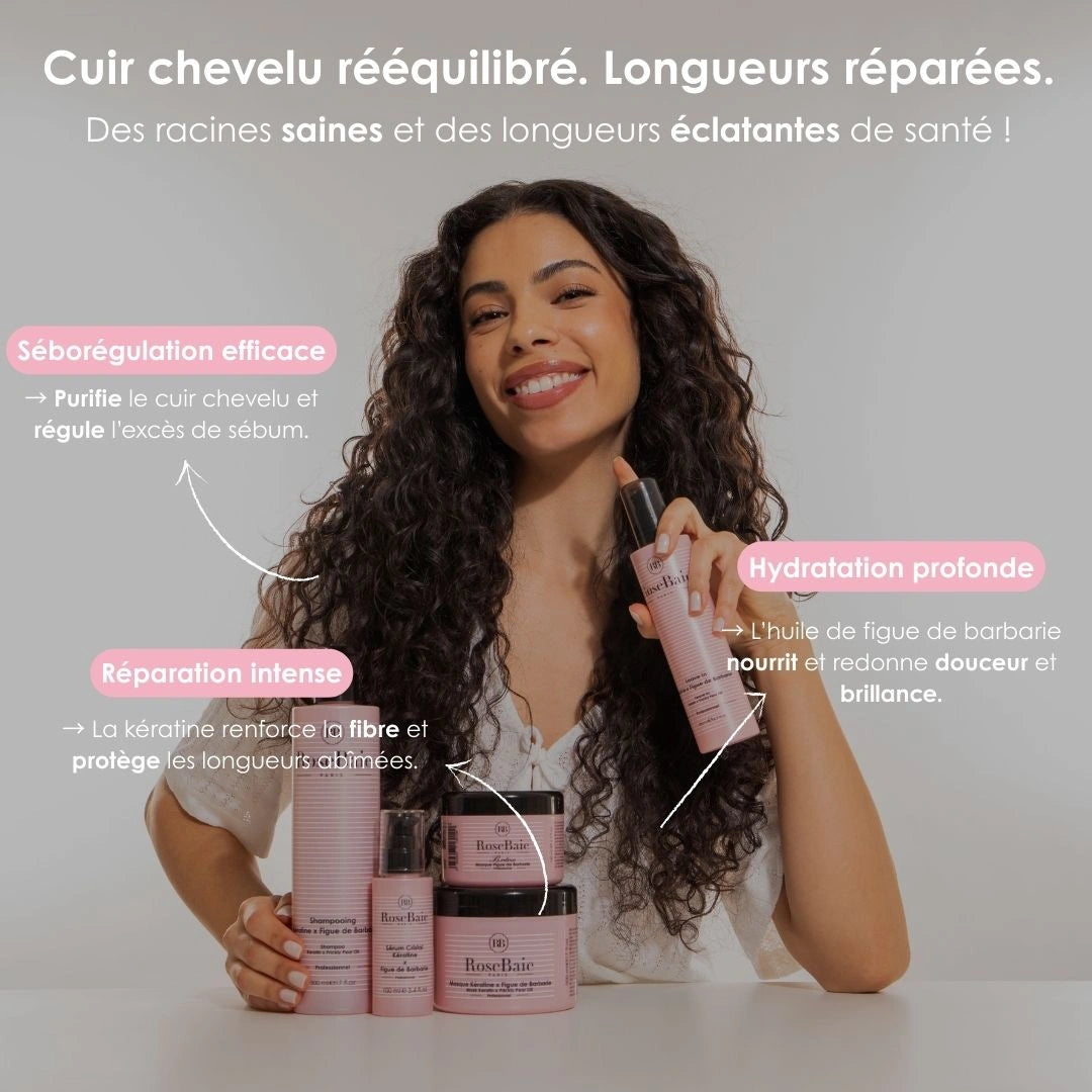 Shampoing Figue de Barbarie & Kératine - Sébo-régulation & Hydratation