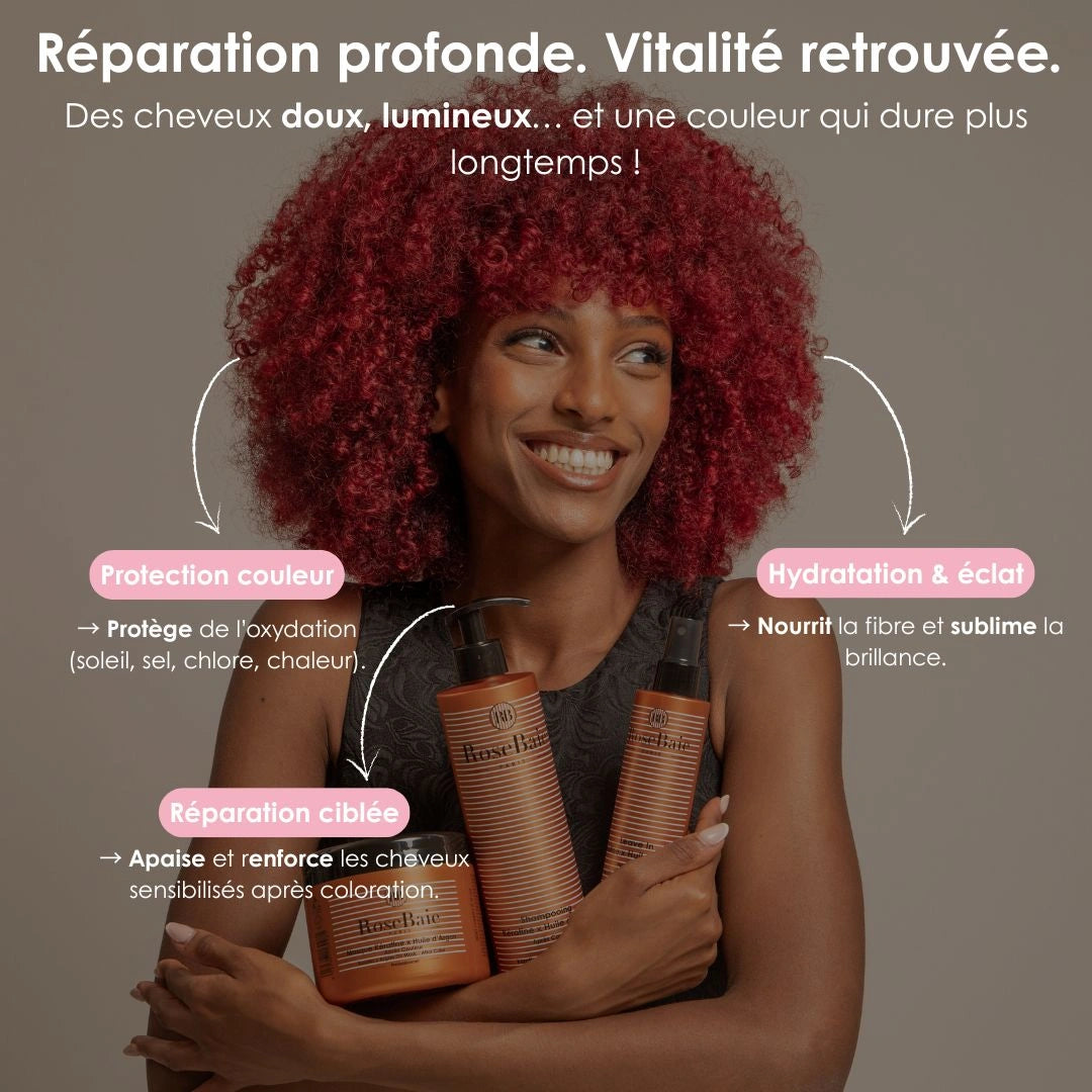 Shampoing Argan & Kératine  - Protection des cheveux colorés et méchés, antioxydant