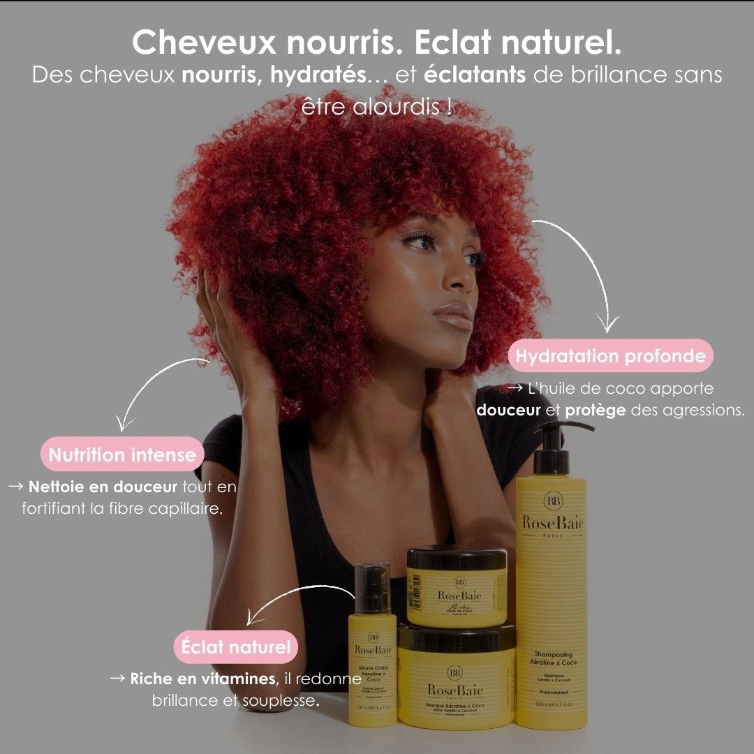Shampoing Coco & kératine - Nutrition & Hydratation
